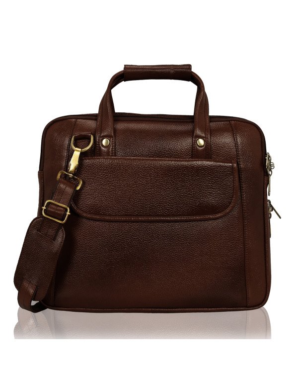 New HugMe.fashion Genuine Leather Strong Laptop Bag TDB01